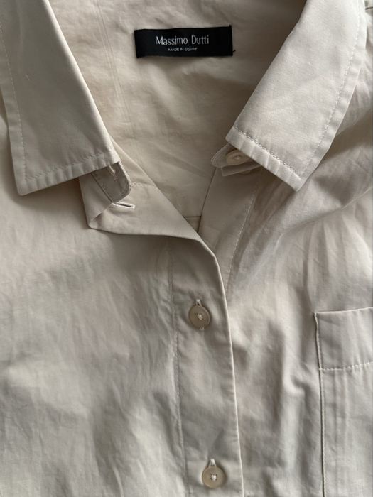 Бежова риза Massimo dutti, S, нова