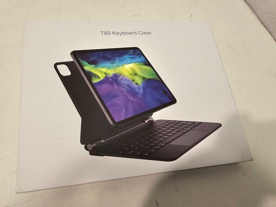 Husă cu Tastatură și Trackpad T89 Magic pentru iPad | Conexiune Bluetooth | Verde