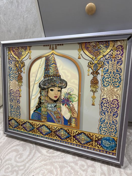 Картина  «Казахская красавица»