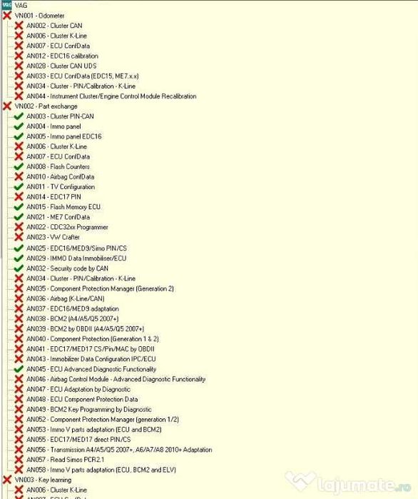 AVDI original, multiple activari pret mic. NU FVDI, VVDI sau altele