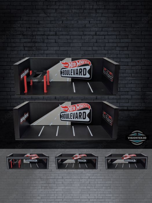 3D принтирани диорами за Hot wheels/Matchbox/Majorette и други 1:64