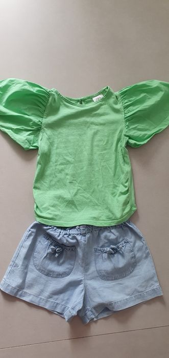 Pantaloni scurti si bluza zara