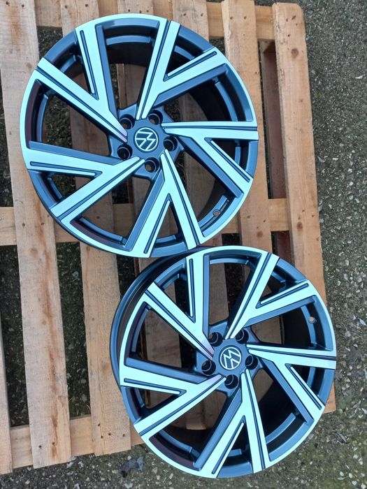 19.Vw Gunmetal Polish 8ж ет40 Golf Passat Tiguan Audi A3 A4 A6 A8 Q3 5