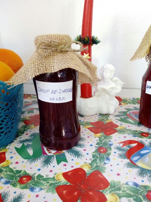 Sirop de zmeura, de soc si de menta