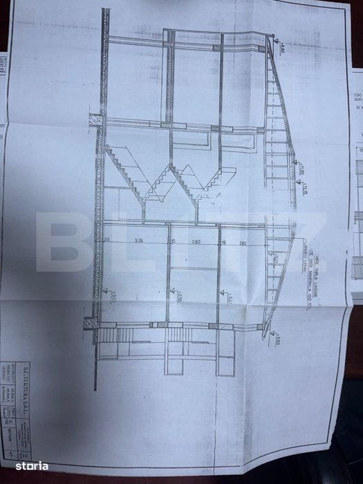 Spatiu comercial p+2  ,  750 mp de vanzare zona centrala