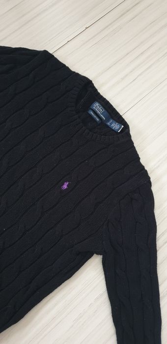 POLO Ralph Lauren Cable Pima Cotton / S НОВО! ОРИГИНАЛ! Дамски Пуловер