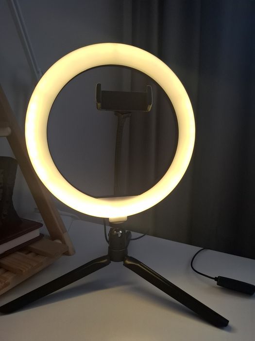 Кольцевая лампа светодиодная 26см