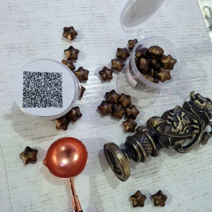 Пригласительные штамп сургуч