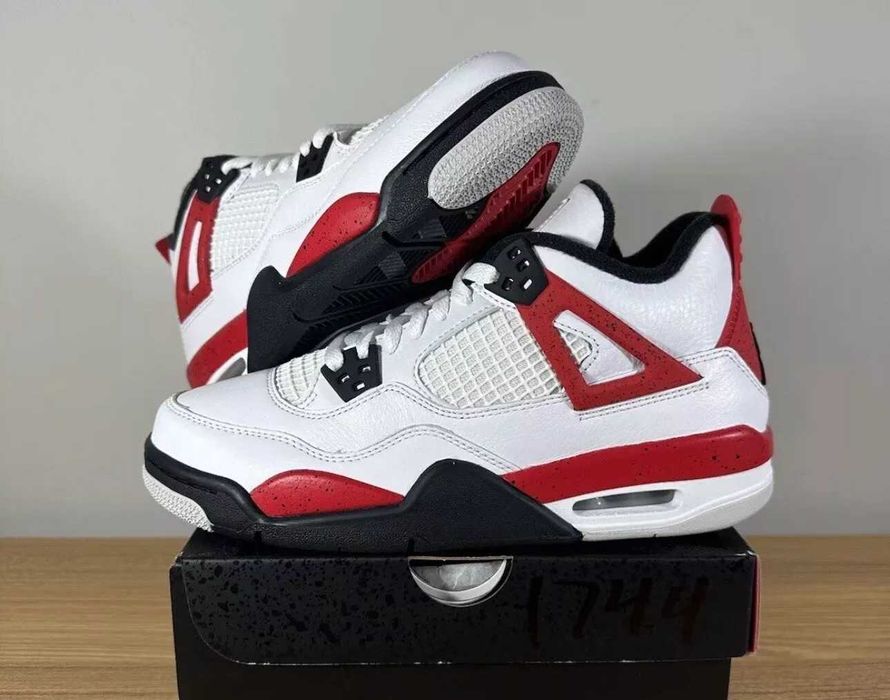 Jordan 4 Red Cement (42) FULLBOX | Livrare rapida cu verificare