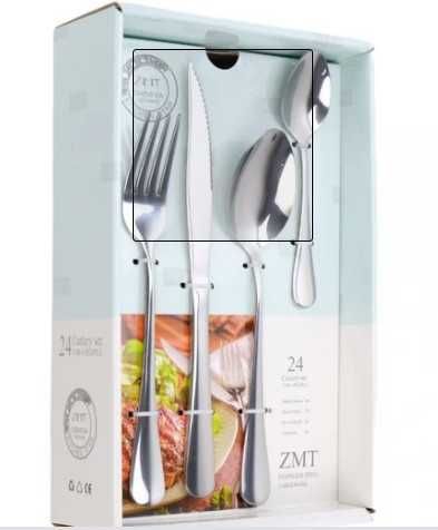 Set Tacamuri din Inox 24 Piese
