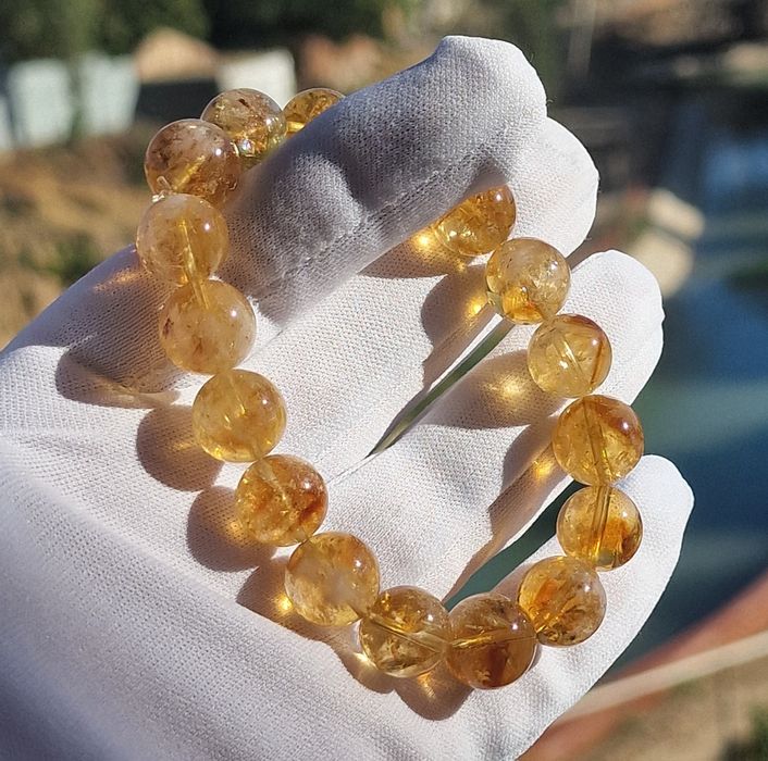 Браслеты  Цитрин.