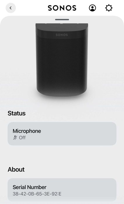Sonos  One Gen 2
