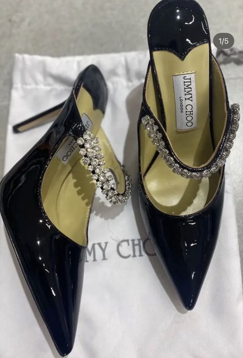 Pantofi Jimmy Choo bing 100mm pe stoc