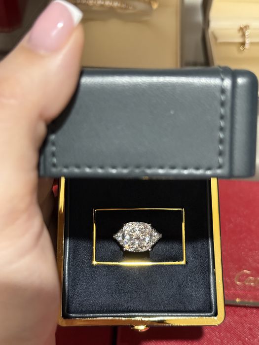 Очень красивое кольцо серебро