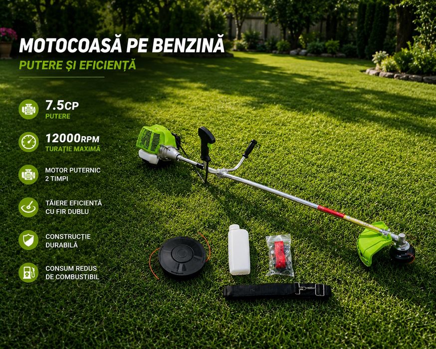 Motocoasa pe benzina  7.5cp