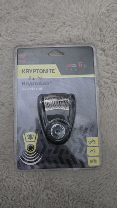 Antifurt motocicleta, scuter kryptonite disck lock cu alarma