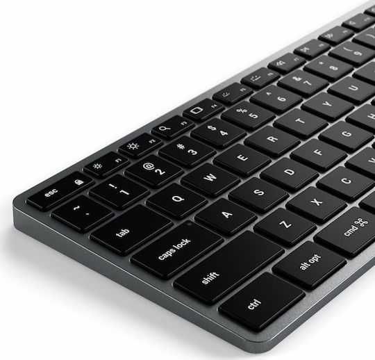 Tastatura SLIM Satechi X3  Bluetooth retroiluminata, GRI