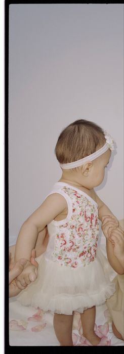 Белое платье из хлопка