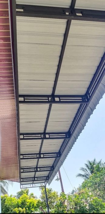 Установка над окнами козырьков но весы делаем на заказ быстро и качест