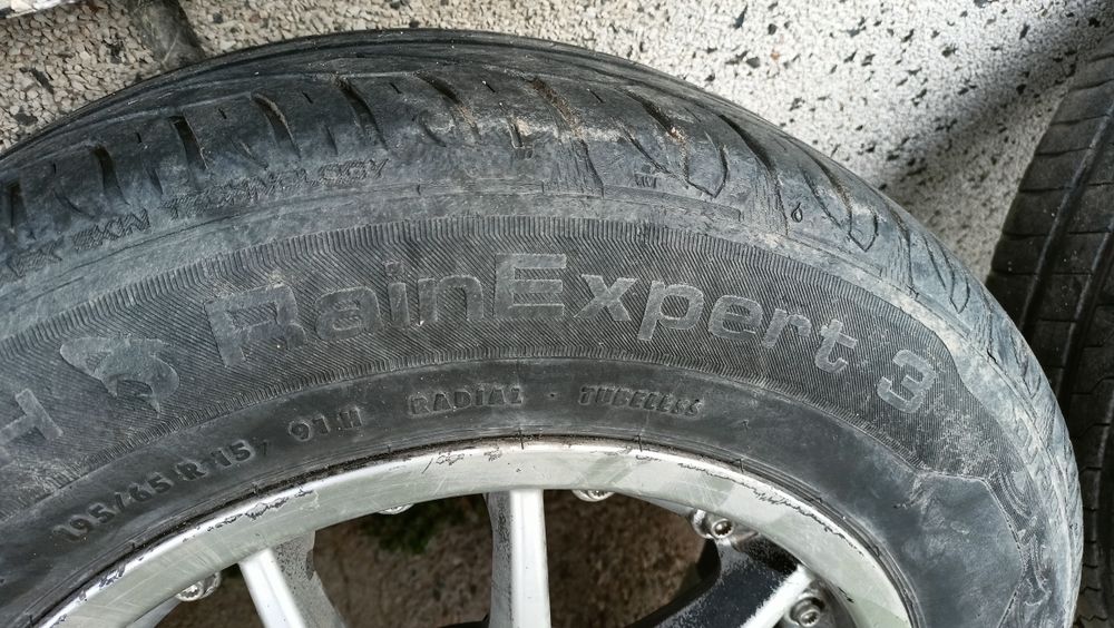 Алуминиеви джанти 15" 5х100 ЕТ 38 / 7J с летни гуми 195/65/15 ПОДАРЪК