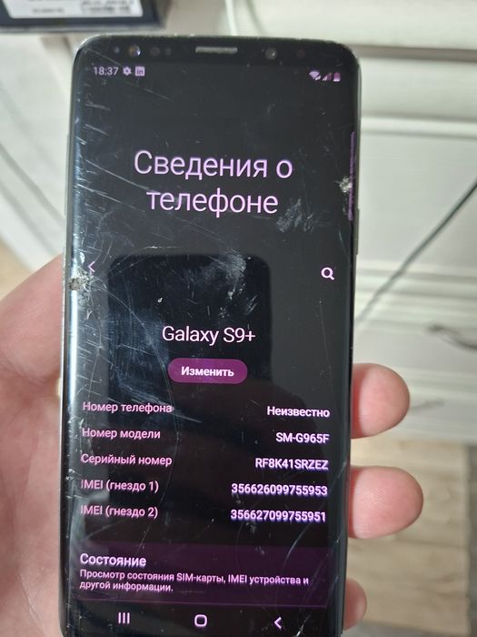Телефон Samsung s9+
