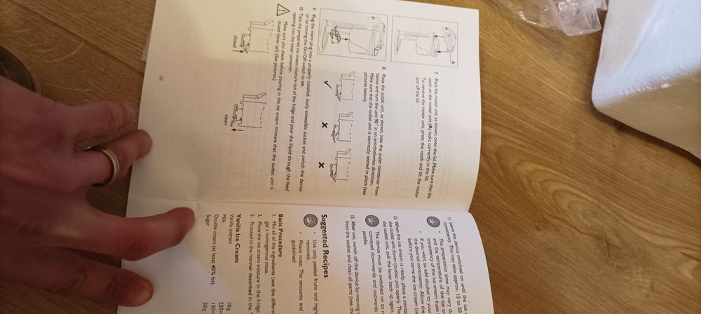 Aparat făcut înghețată