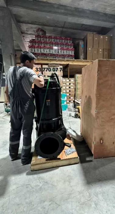 Канализационный фикальный дренажный насос WQ Shimge nasoslari  7,5 15