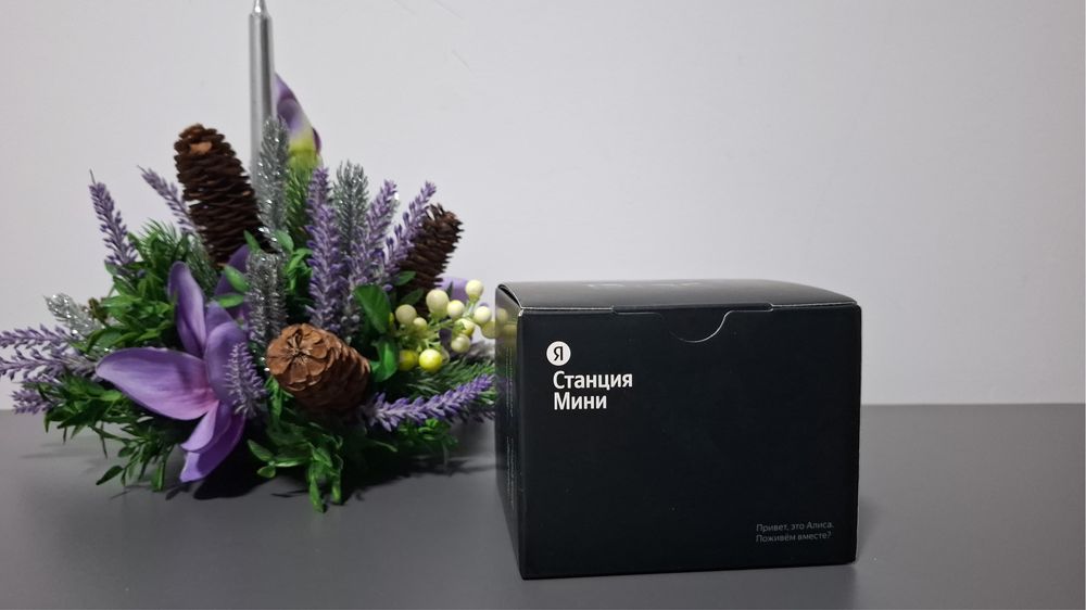 Колонка алиса мини с часами