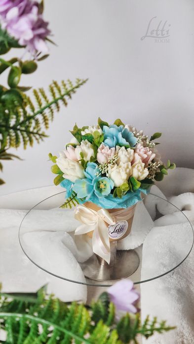 buchet de săpun lucrat manual