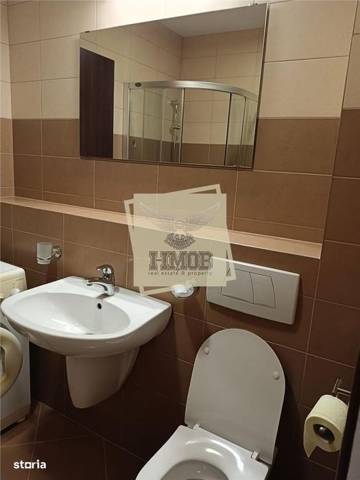 Apartament mobilat 59 mpu etaj intermediar terasa in blocul Y