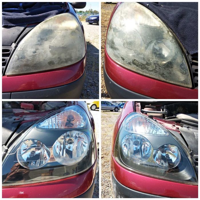 Полиране на фарове с химия 50 лв. Фолио 200 лв.