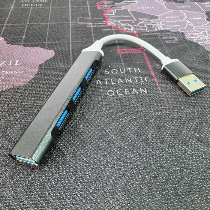 USB-хаб, разветвитель на 4 порта USB