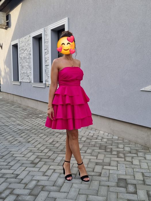 Rochie Babydoll fucsia M