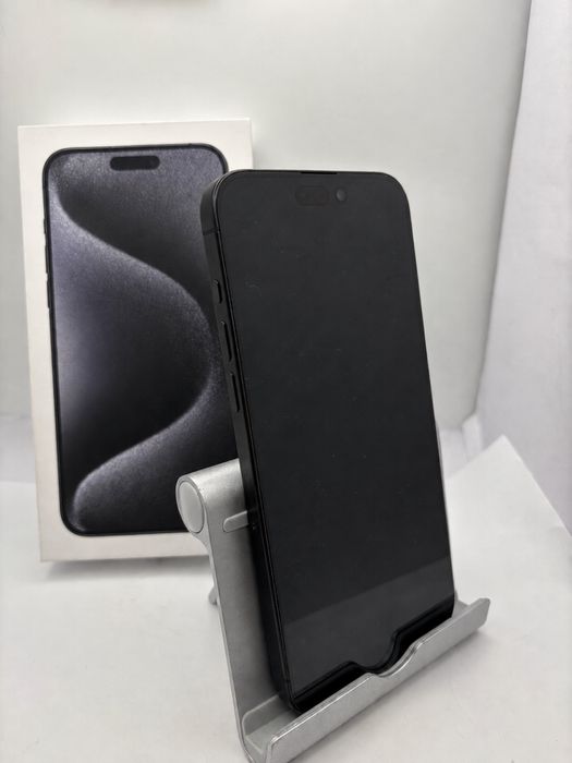 iPhone 15 Pro Max | Black Titanium | 256 GB | 80% | Перфектен