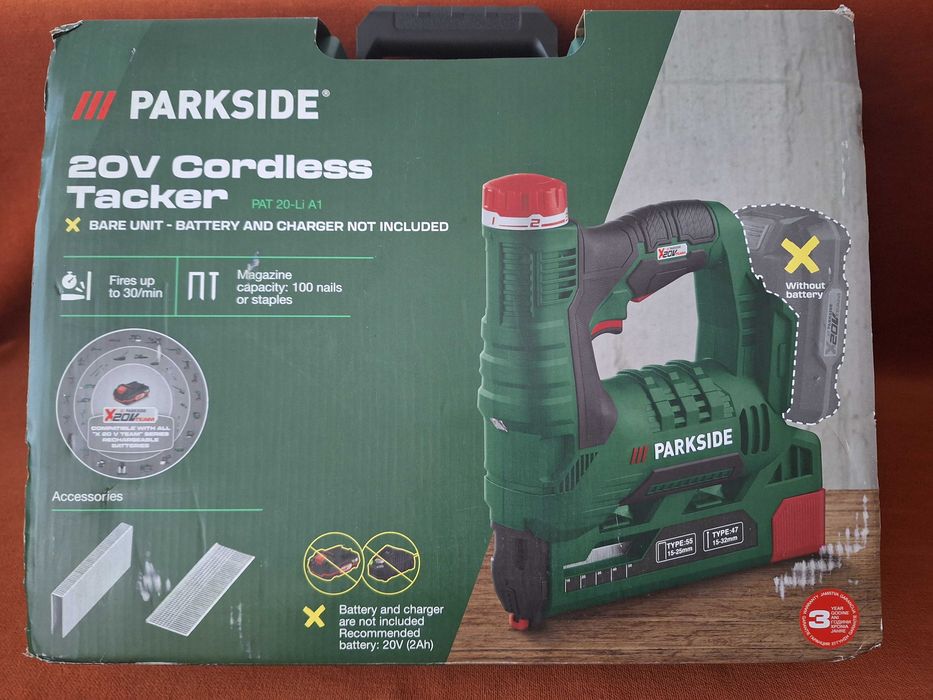 Capsator fara fir Parkside model 20 V PAT 20-Li A1