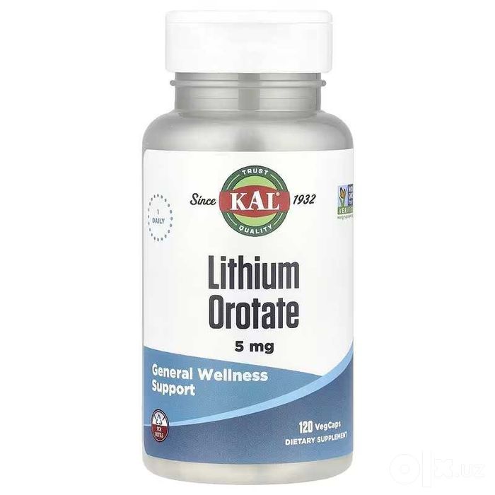 KAL Lithium Orotate оротат лития литий litiy