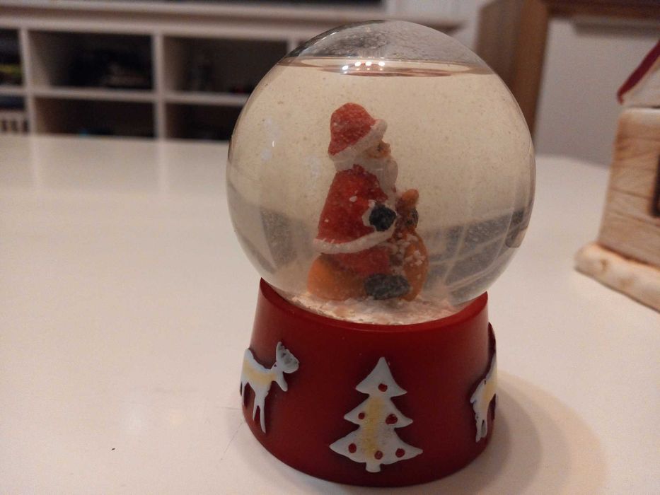 Голяма метална кола, Керамична коледна къща кутия, Преспапие коледно.