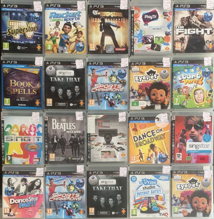 PS3/ Playstation игри, плейстейшън 3 игри за муув контролер, микрофон 2.50€