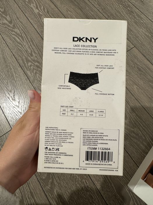 DKNY Set 3 perechi de chiloți