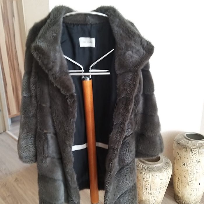 Норковая шуба Yves Salomon