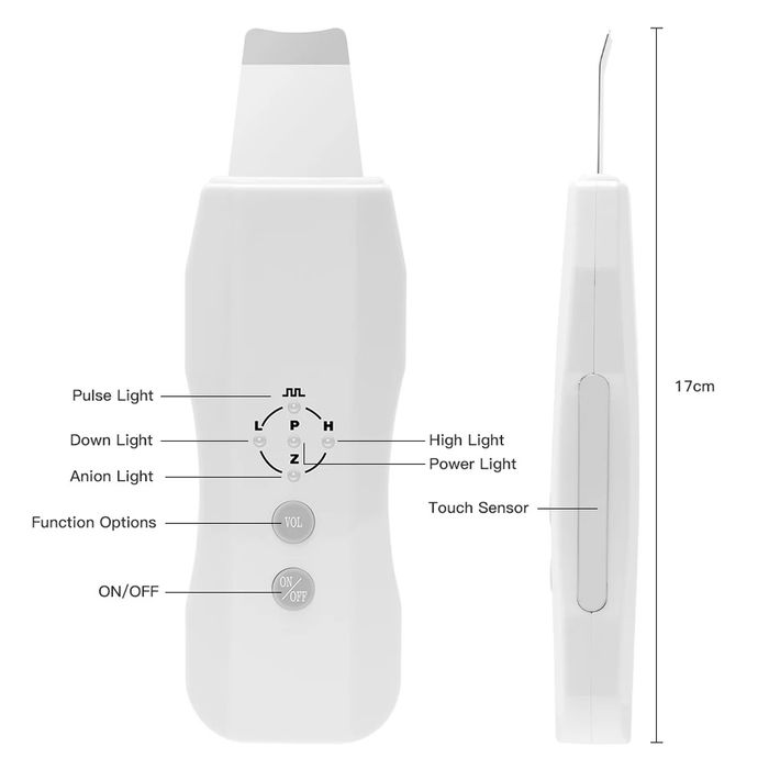 Анион Ултразвукова шпатула, фриматор за лице, Акне, пилинг, лифтинг