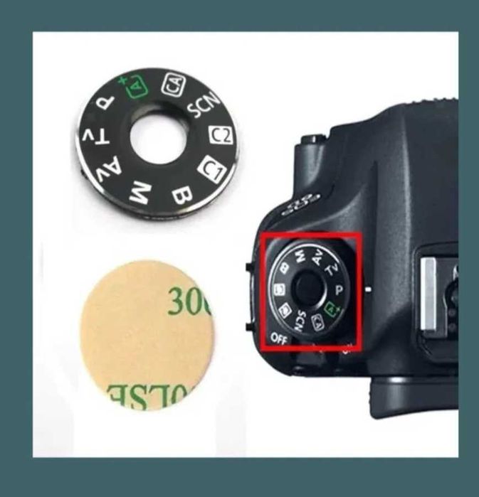 Buton selector pt Canon 6D rotita moduri dial mark
