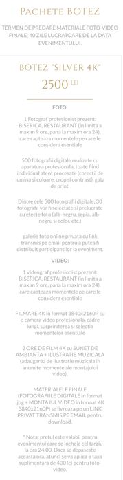 Servicii Foto Video