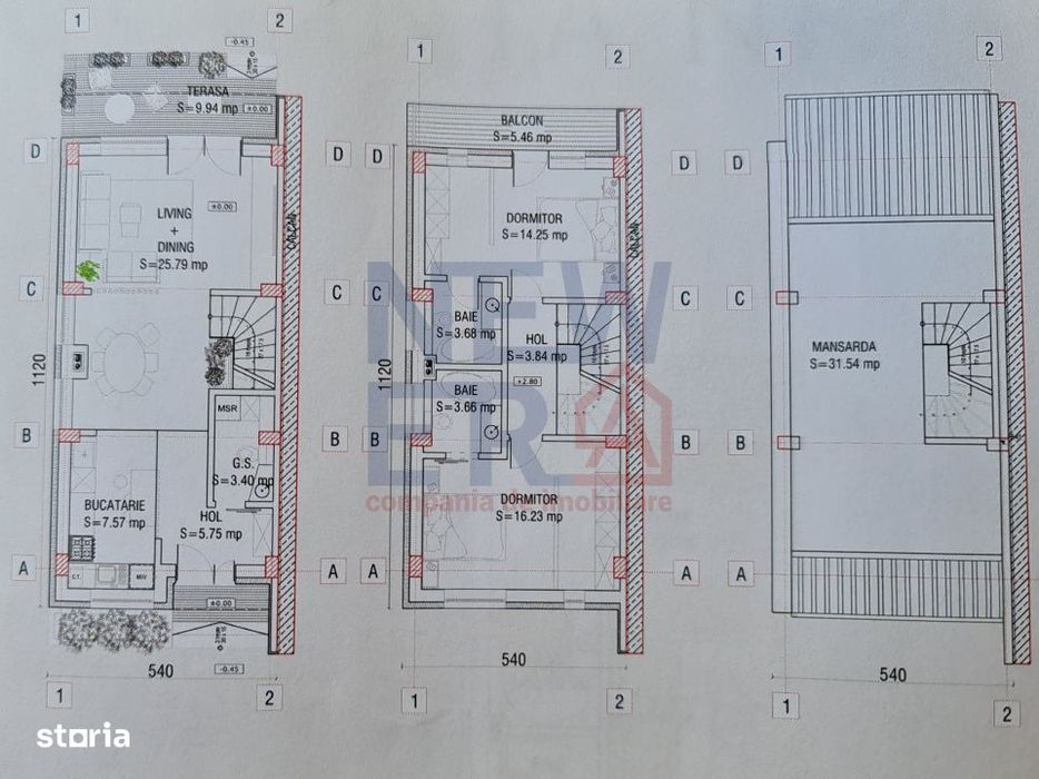 Case Insiruite de Vanzare 4 Camere, Acces Rapid Centru, 2 Locuri Parca