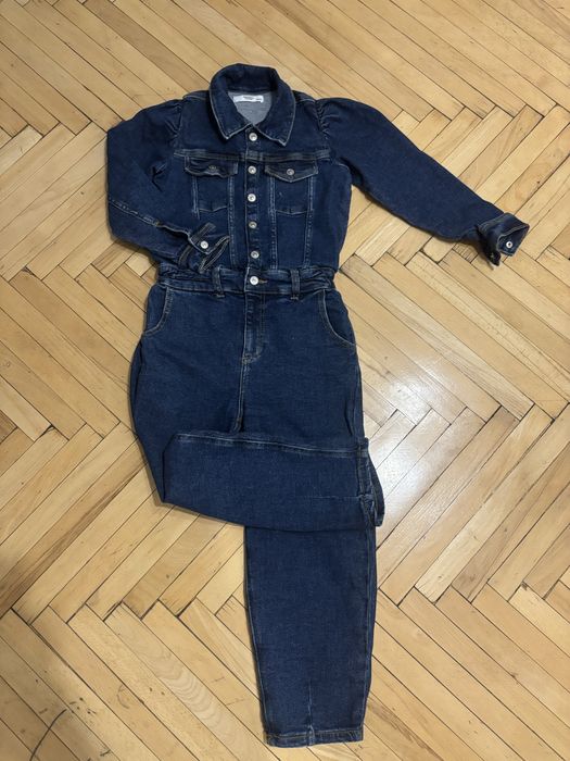 Джинсовый комбинезон на рост 128