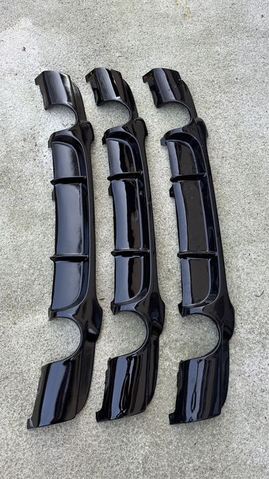 Difuzor Fusta Evacuare BMW E90 E91 335i 335d cu nervuri Striatii