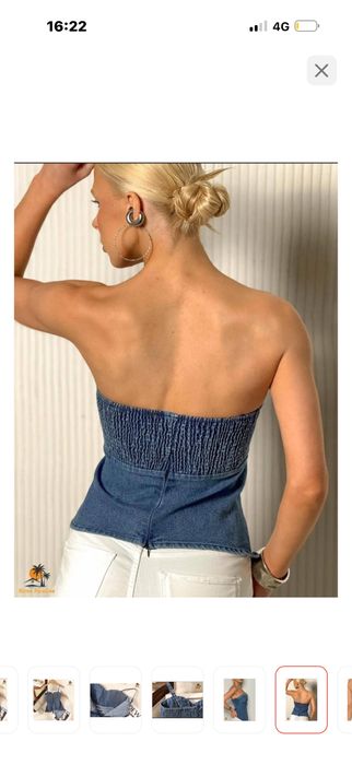 Джинсовый топик