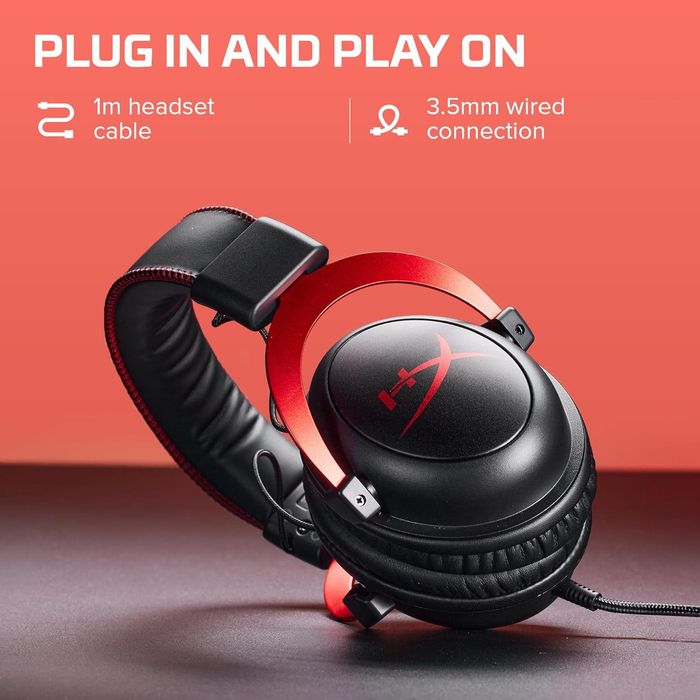 Casti Gaming HyperX Cloud II Red,7.1 surround, multiplatforma, sigilat