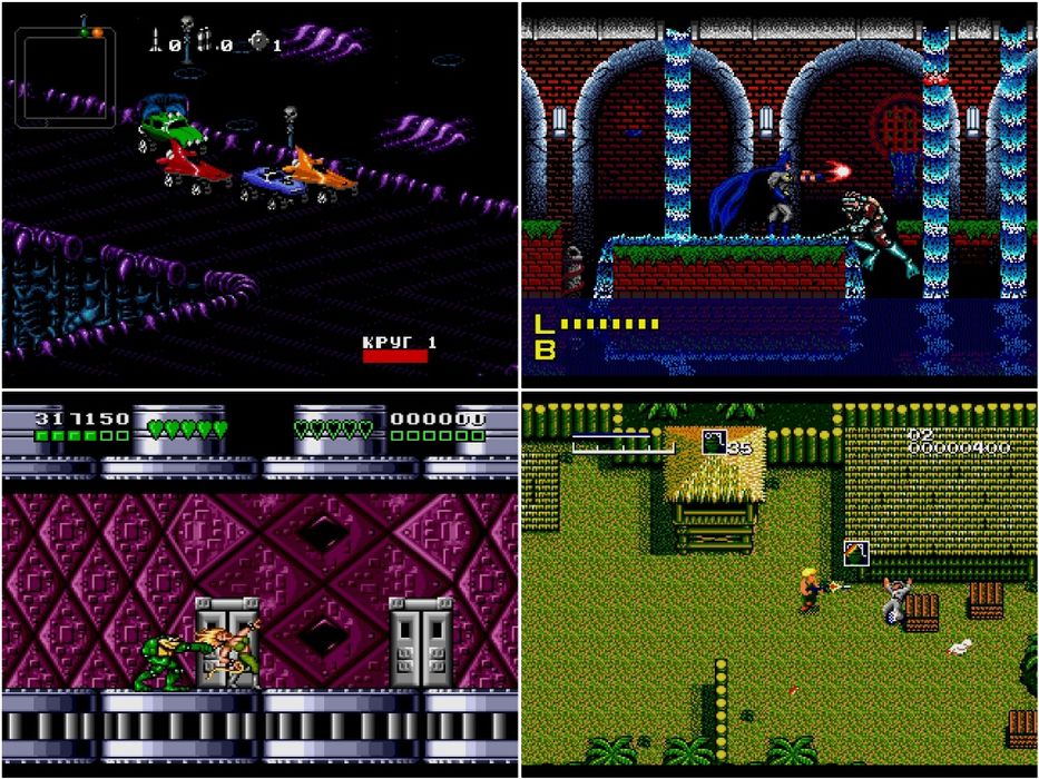 Дискета картридж для Сеги-Sega 16-in-1