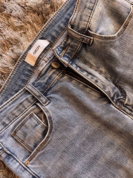 Дамски светлосини дънки